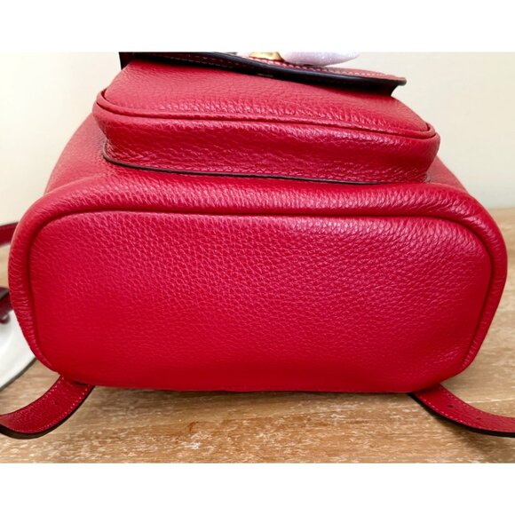 Nwt Coach Leather drawstring Pennie Backpack 22 - Picture 7 of 10